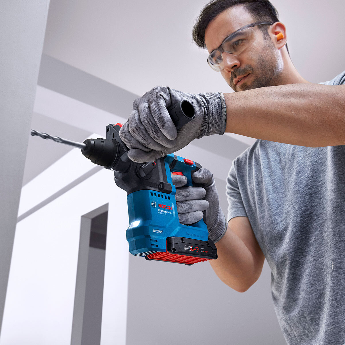 Bosch Professional Hammer Drill Kit Model SDS-Plus GBH 18V-18