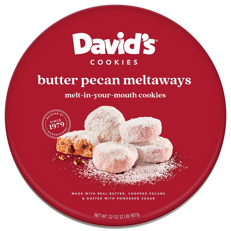 David's Cookies Butter Pecan Meltaways, 907g David's Cookies Butter Pecan Meltaways, 907g