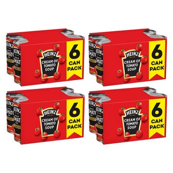 Heinz Cream of Tomato Soup, 4 x 6 x 400g