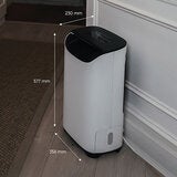 Dimensions of the dehumidifier