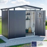 Biohort Panorama P2 9ft x 6ft 5" (2.7 x 2m) Double Door Steel Shed in 2 Colours