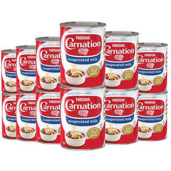 Carnation Evaporated Milk, 12 x 410g