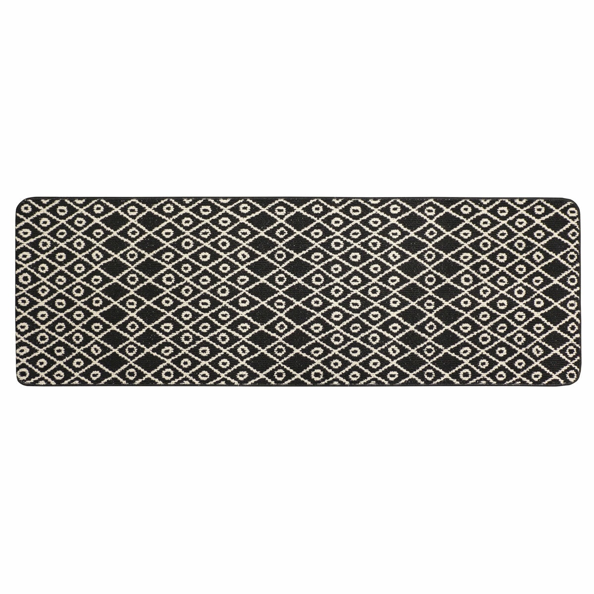 Multy Home Accent Floor Runner in Black & White, 60 x 183 cm