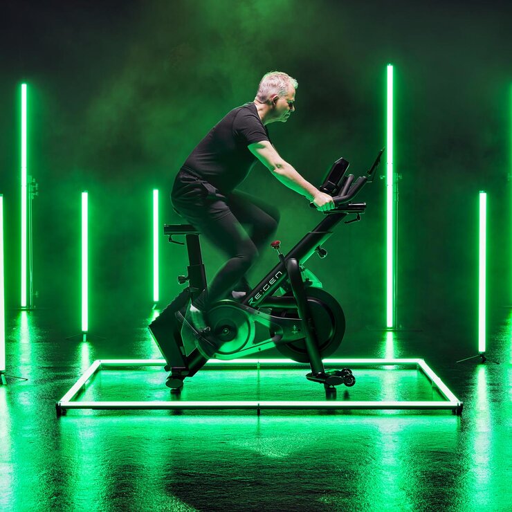 Installed Energym RE:GEN Smart Indoor Bike