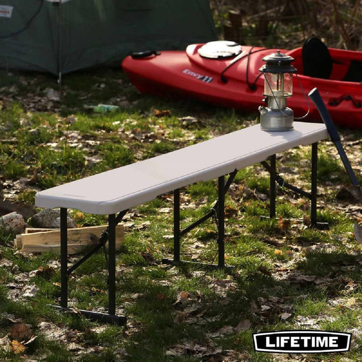 Lifetime 6ft (1.8m) FoldInHalf Bench Costco UK
