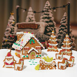 Gingerbread House with Santa, Sleigh & Tree Kit, 1.74kg