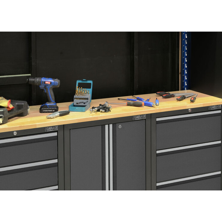 Hilka 24 Gauge Steel 9 Piece Cabinet Set