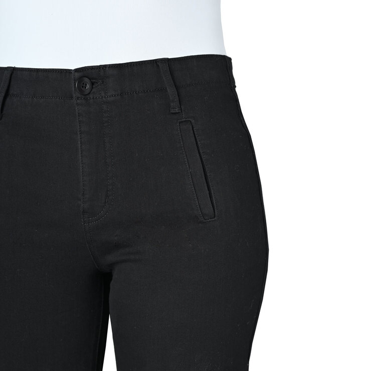 Briggs Ladies Twill Wide Leg Pant in Black, Size 16