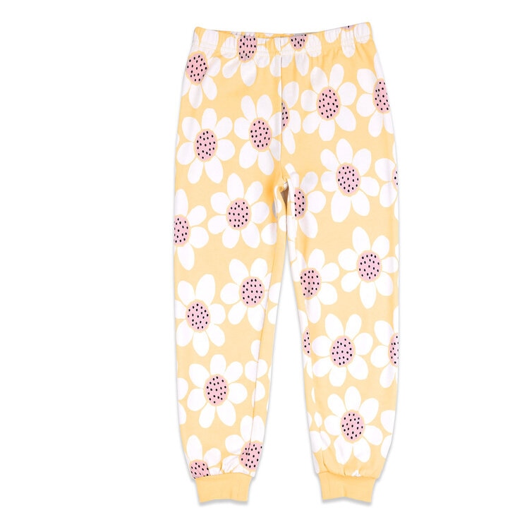 Pekkle Summer Pyjama 4 Piece Set in Daisy & Bees, 3 Years