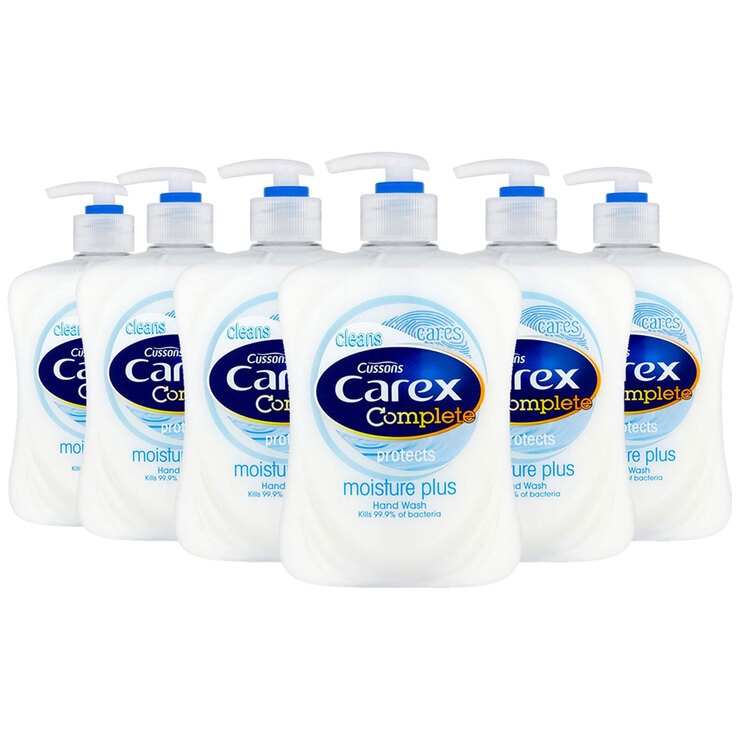 Carex Antibacterial Liquid Moisture Hand Wash, 6 x 500ml Carex Antibacterial Liquid Moisture Hand Wash, 6 x 500ml