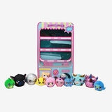 Box vending machine with squeezmals