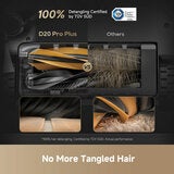 Lifestyle image showing no more tangled hair Lifestyle image showing no more tangled hair