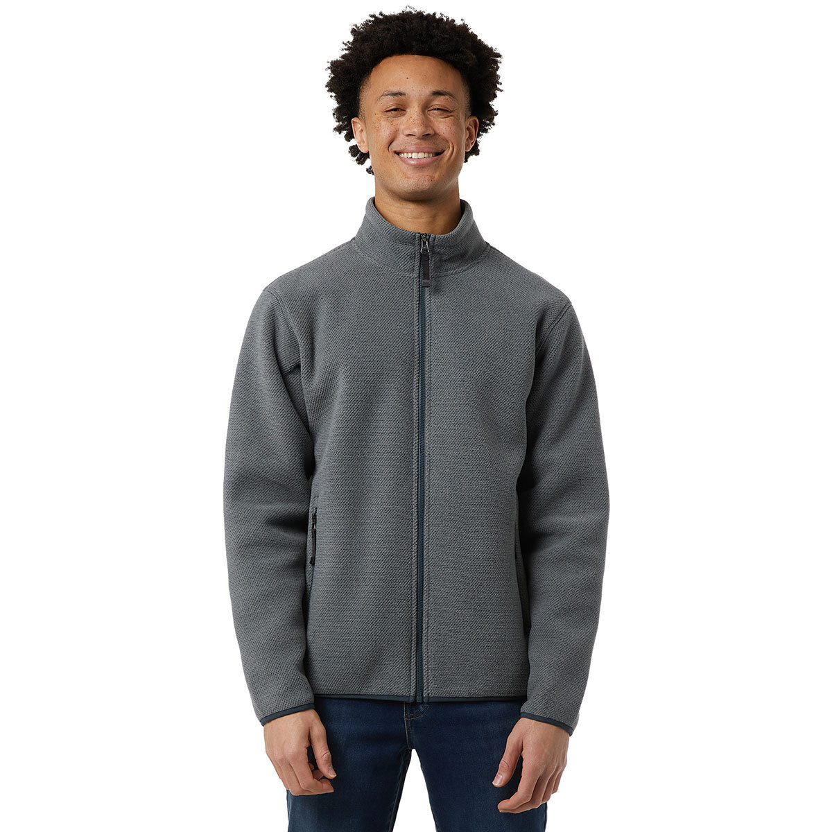 32 Degrees Men's Weekend Sherpa Fleece in Grey