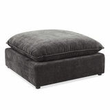 Aiden & Ivy Sereen Dark Grey Fabric Ottoman Aiden & Ivy Sereen Dark Grey Fabric Ottoman
