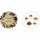 Festive Tower of Treats, 2.2kg in Red