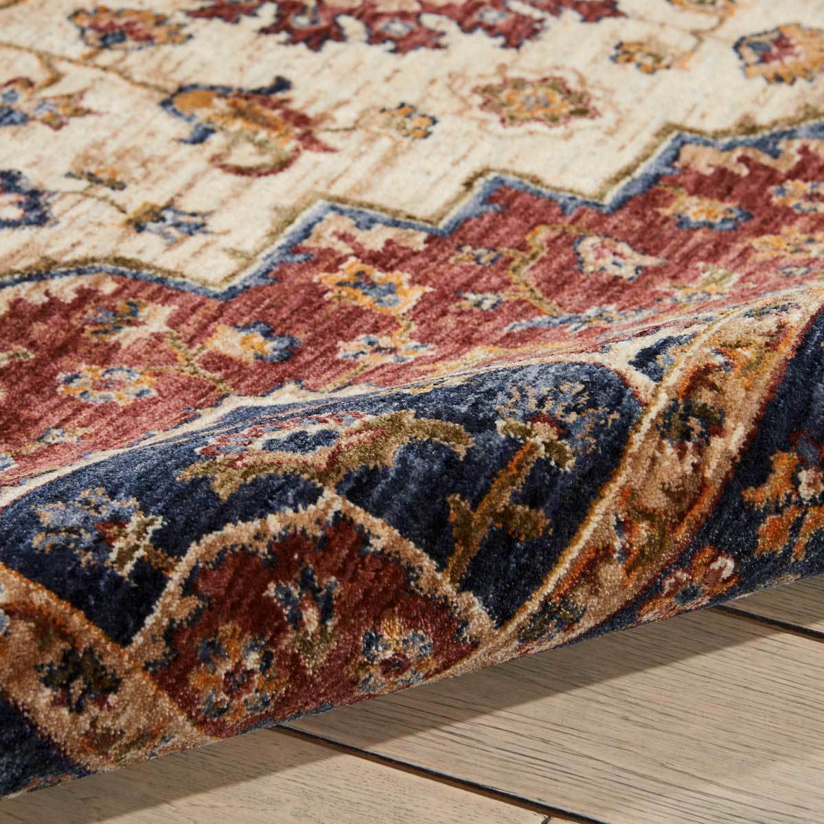 Lagos Botanical Medallion Traditional Rug in 2 Sizes Costco UK