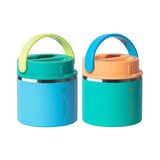 ThermoFlask Food Jars 591ml, 2 Pack in Radiant Lagoon & Neon Reef
