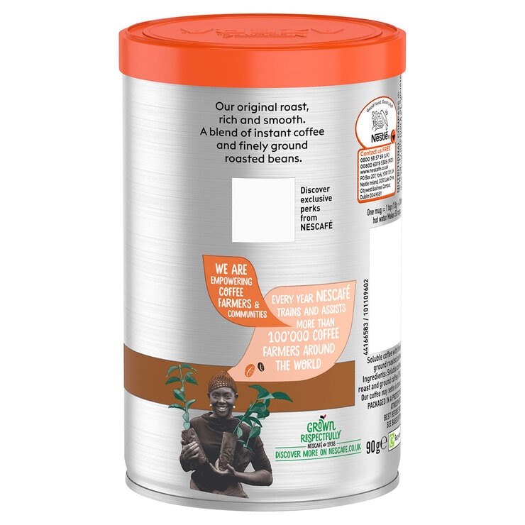 Nescafe Azera Americano Instant Ground Coffee, 6 x 90g