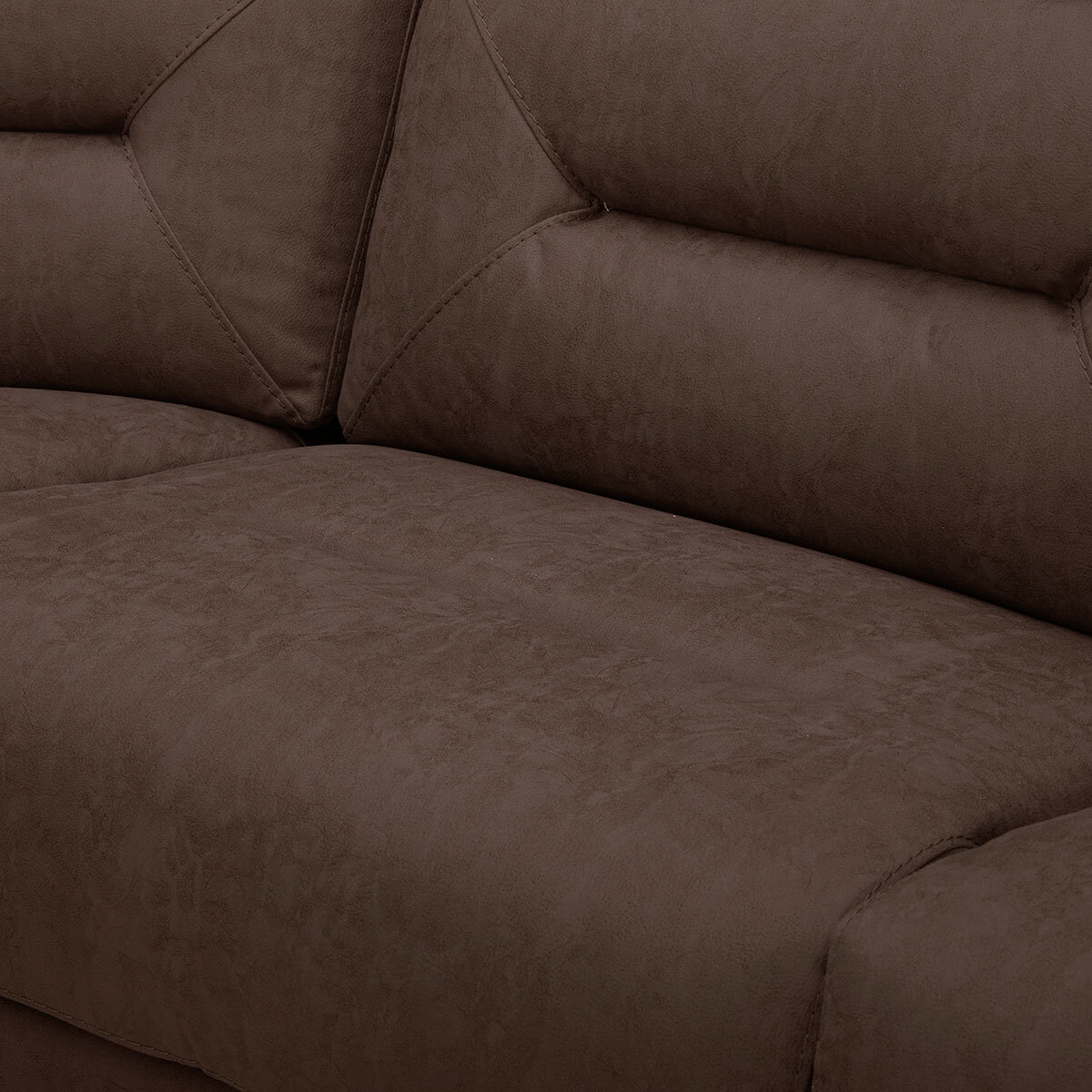 Gilman Creek Justin Brown Fabric Power Reclining Sectional Sofa