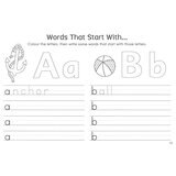 Page spread of learn to write
