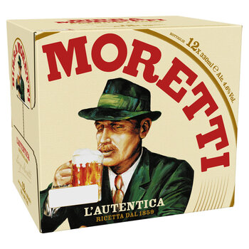 Birra Moretti Lager, 12 x 330ml