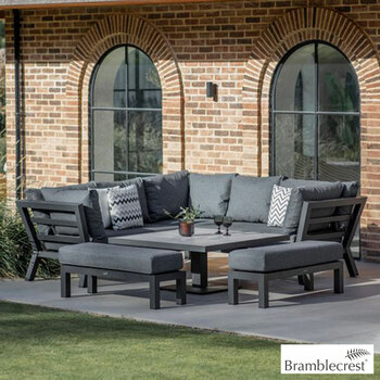 Bramblecrest San Marino 4 Piece Deep Seating Corner Patio Set Bramblecrest San Marino 4 Piece Deep Seating Corner Patio Set