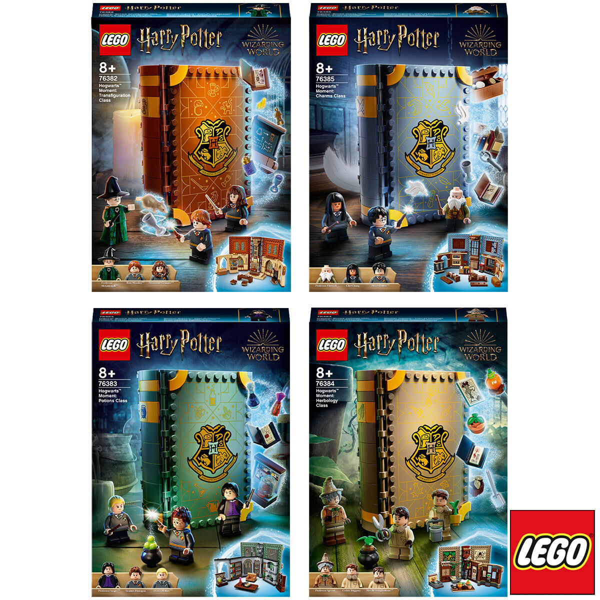 LEGO Hogwarts™ Moment: Charms Class Bundle - Models 76382, 76383, 76384, 76385 (8+ Years)