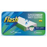 Flash Speedmop Wet Cloths Refills, Lemon Multi-Surface 4 X 24 Pack