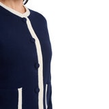 Dalia Ladies Contrast Trim Cardigan