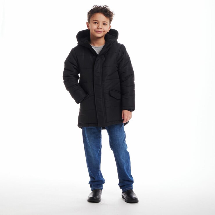 Andy & Evan Boys Back to School/Weekend Parka in Black