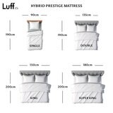 Luff Prestige Hybrid Bamboo King Mattress