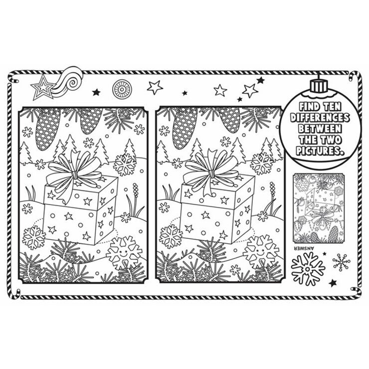 Page Spread of Giant Christmas activity pad Page Spread of Giant Christmas activity pad