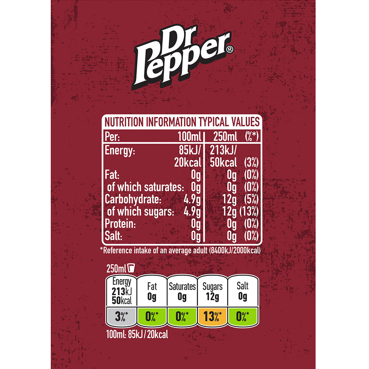 Dr Pepper, 12 x 500ml