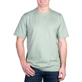 Kirkland Signature Men's Pima Cotton Slub Tee in Green
