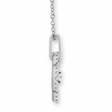 0.38ctw Round Brilliant Cut Diamond Pendant, 18ct White Gold