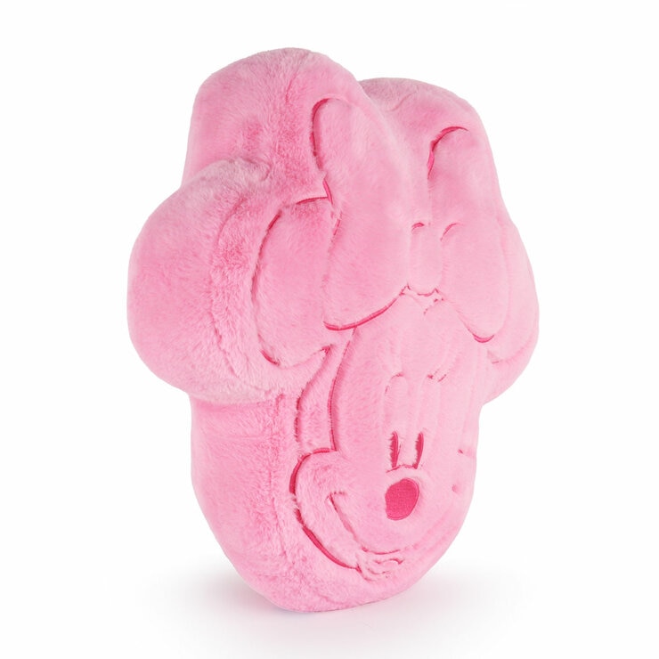 Disney Character Faux Rabbit Fur Oversized Cushion, Minnie Mouse