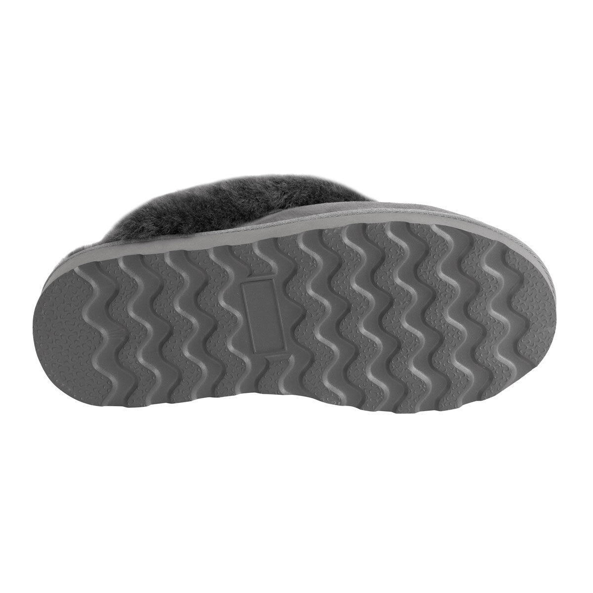 Kirkland Signature Women's Shearling Slippers in Grey