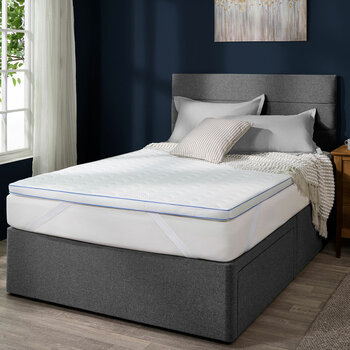 Snuggledown Luxury Memory Foam & Gel Mattress Topper in 2 Sizes