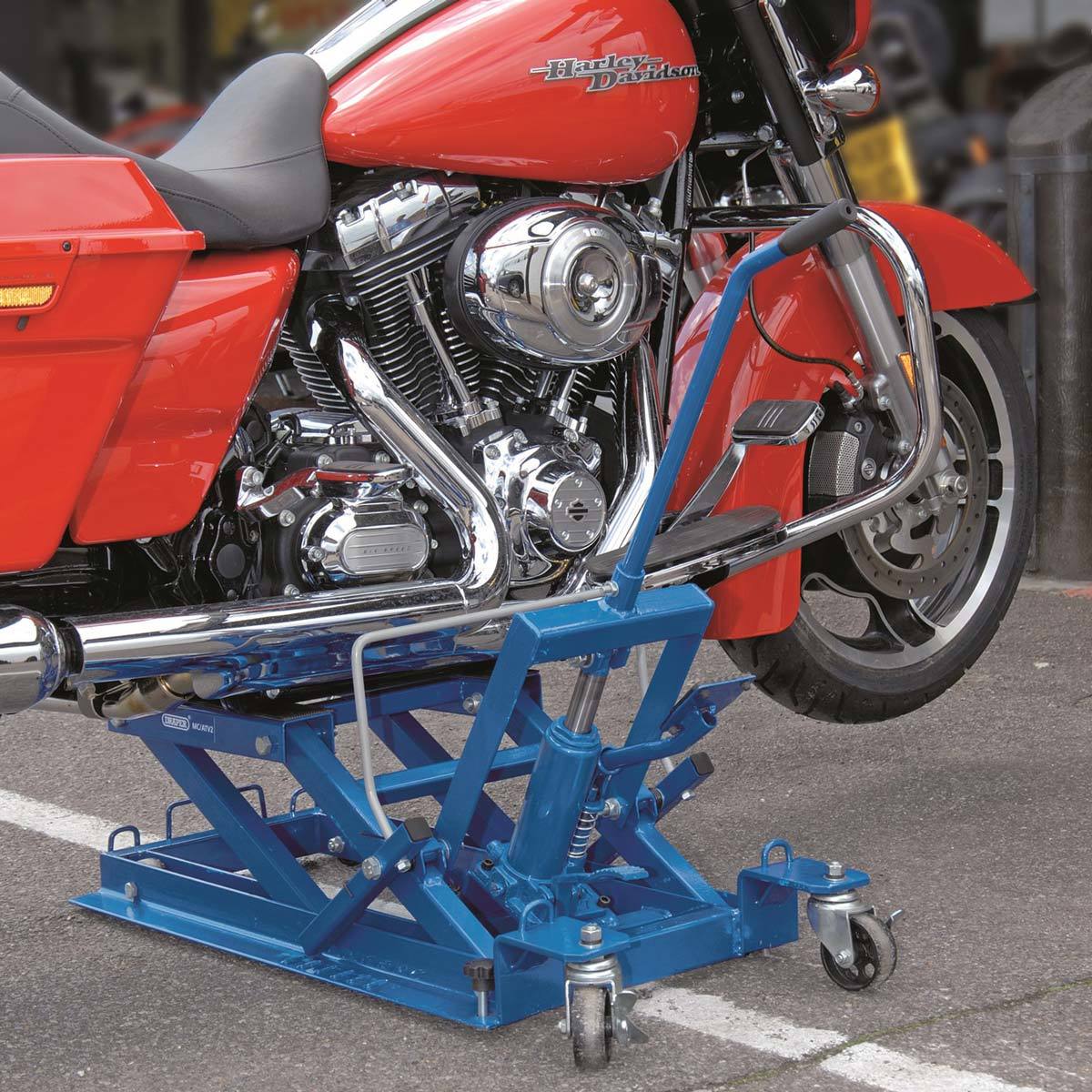 Draper Hydraulic Lift for Motorcycle/ATV/Small Machinery, 680kg