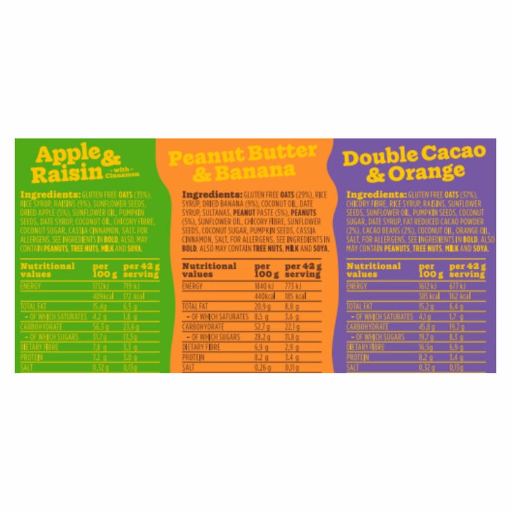 Soak'd Oats Mixed Pack, 20 x 42g Soak'd Oats Mixed Pack, 20 x 42g