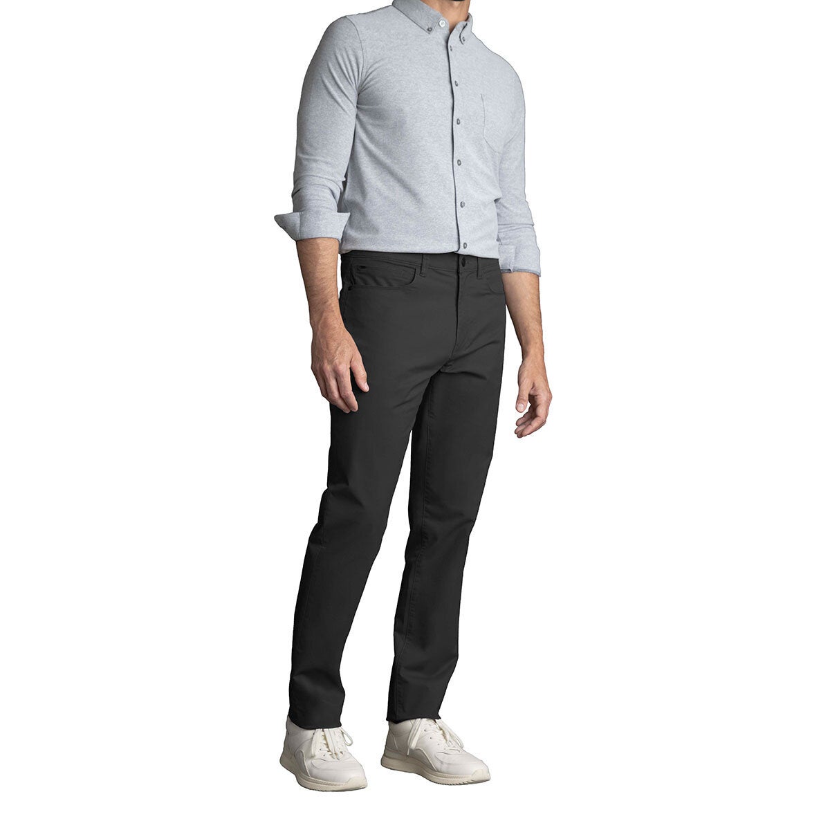 thumbnail image 2 of English Laundry Men's 365 Twill 5 Pocket Pants – Casual Flat Front, Big & Tall Sizes 2 of 2