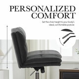 Elle Decor Gracie Criss-Cross Wide Office Chair in 2 Colours