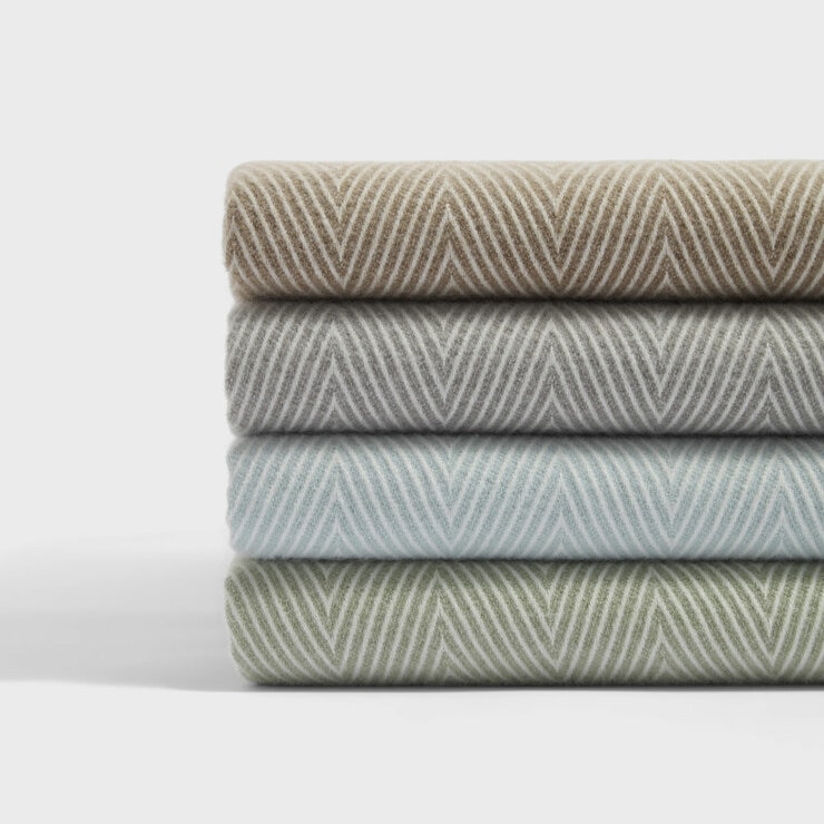 Osprey Herringbone Throw