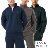 Jack Wills Men's Barchester 1/4 Zip Sweatshirt
