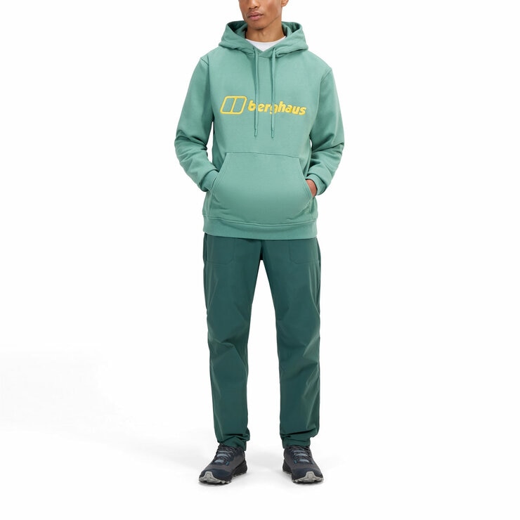 Berghaus Men's Logo Hoody in Green