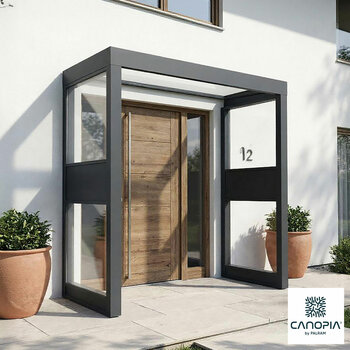 Palram Sophia Pro 215 x 96cm Door Awning Bundle