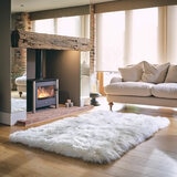 Bowron Sheepskin Area Rug 120 x 180cm in 5 Colours Bowron Sheepskin Area Rug 120 x 180cm in 5 Colours