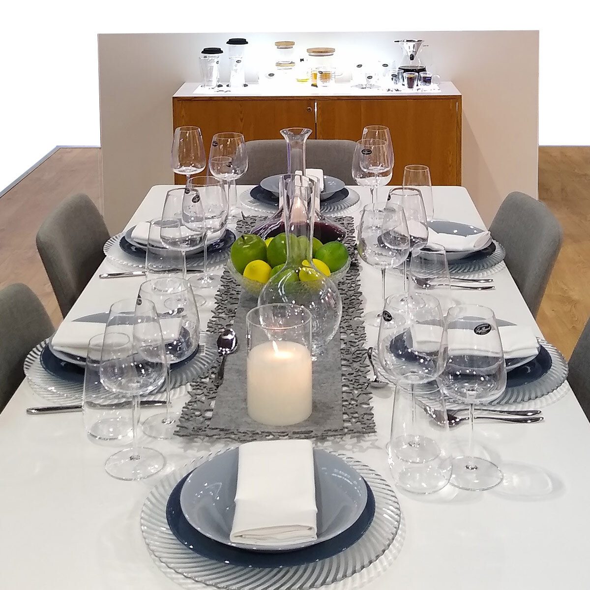 Luigi Bormioli Emozioni Glass Charger Plate 6 Pack