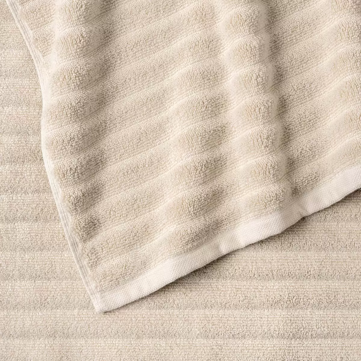 Welhome Asciugamano da Bagno Bumpy Texture 100% Cotone in 3 Colori, 76 x 147 cm - Foto 10 di 10
