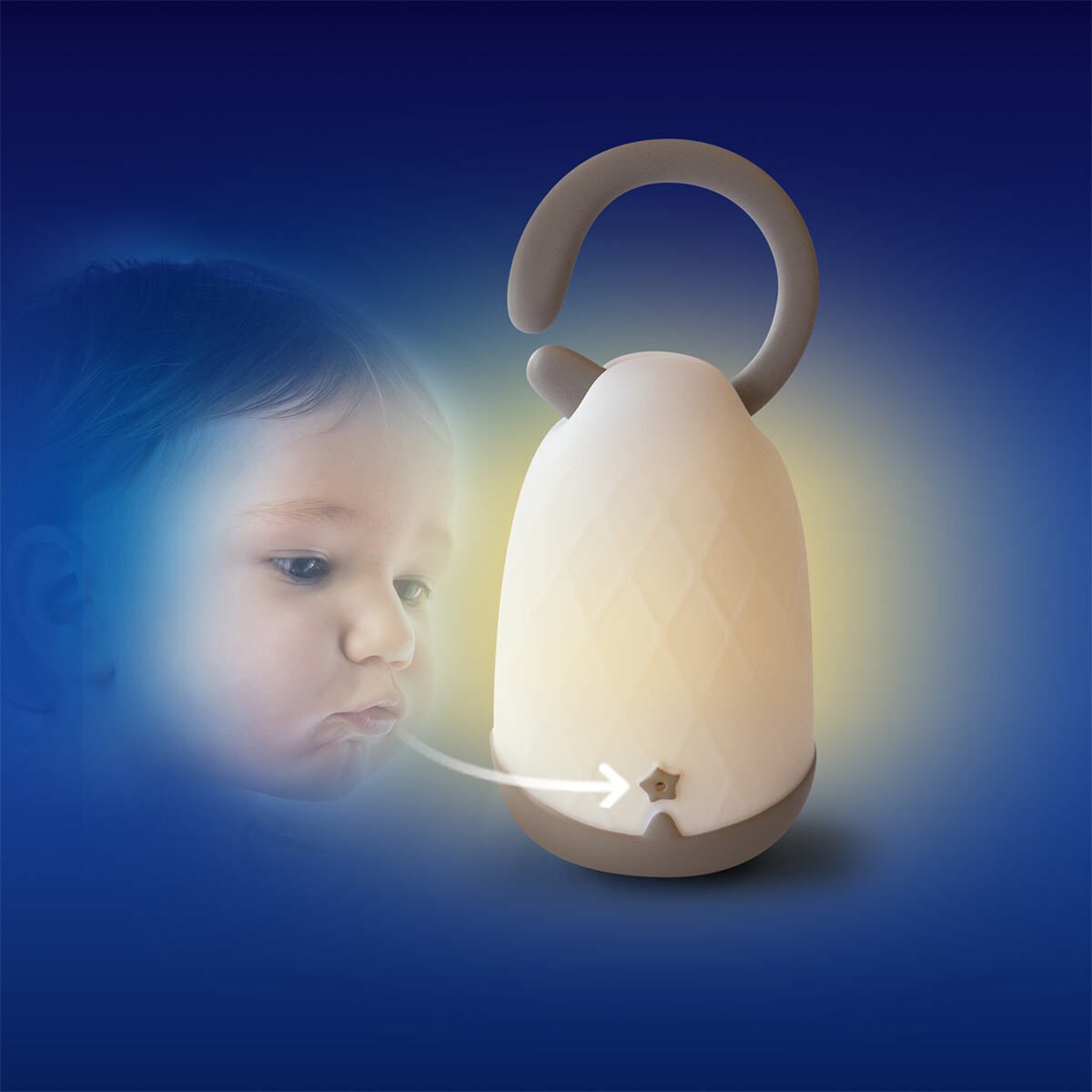 Pabobo Lantern Night Light With Magic Blow Control PB1300 (0+ Months)